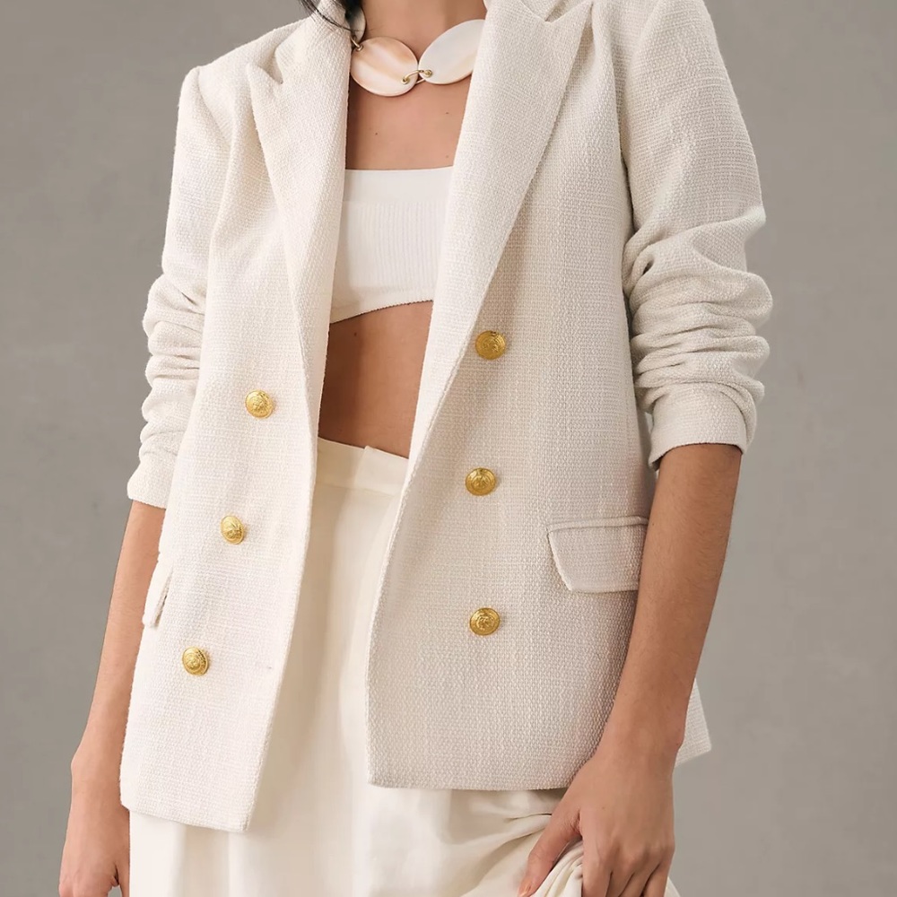 Never Worn Bishop + Young off white Blazer